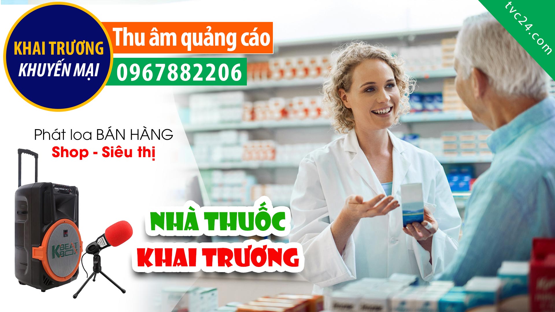  Thu âm Quảng cáo Nhà thuốc Long Trinh 6 Tri ân Khách hàng