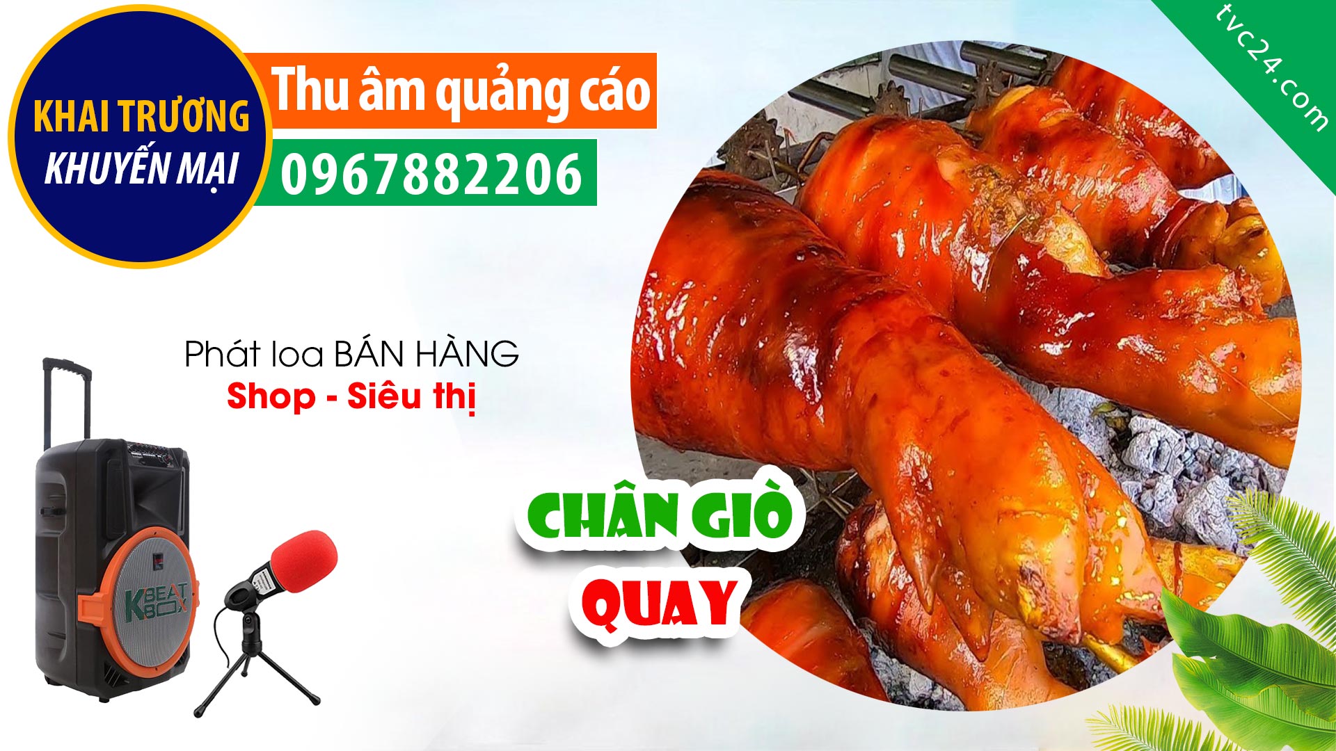 Thu âm Lợn quay, vịt quay chân Giò lá mắc mật Lạng Sơn A Đạt