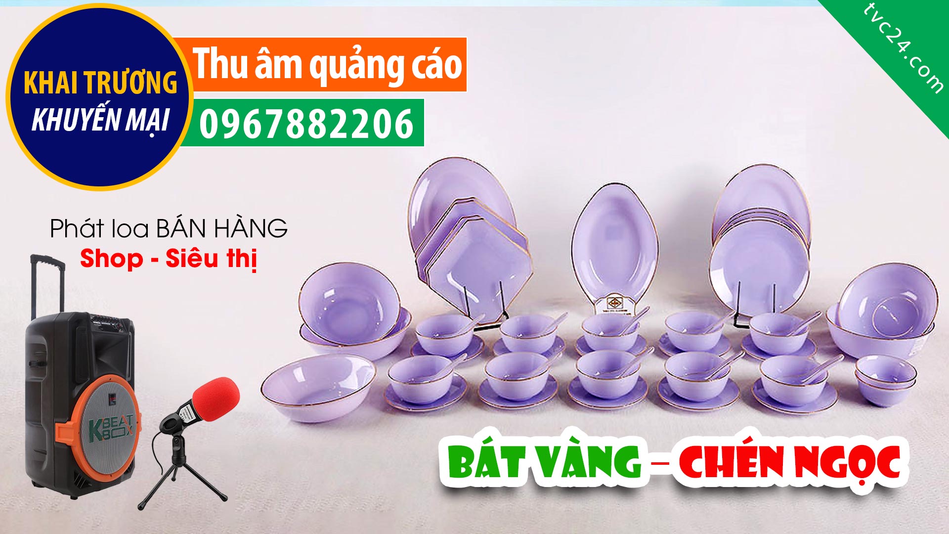 Thu âm quảng cáo Chén Bát Ngọc MP