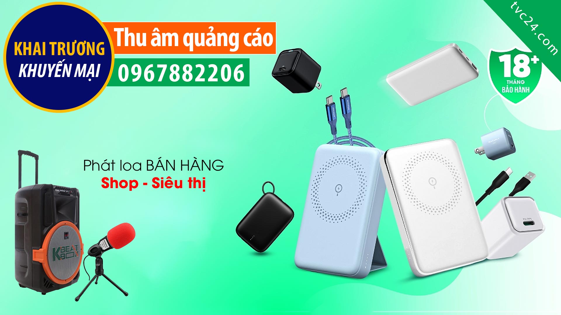 Thu âm bán hàng phụ kiện điện thoại Tập Đoàn On & On