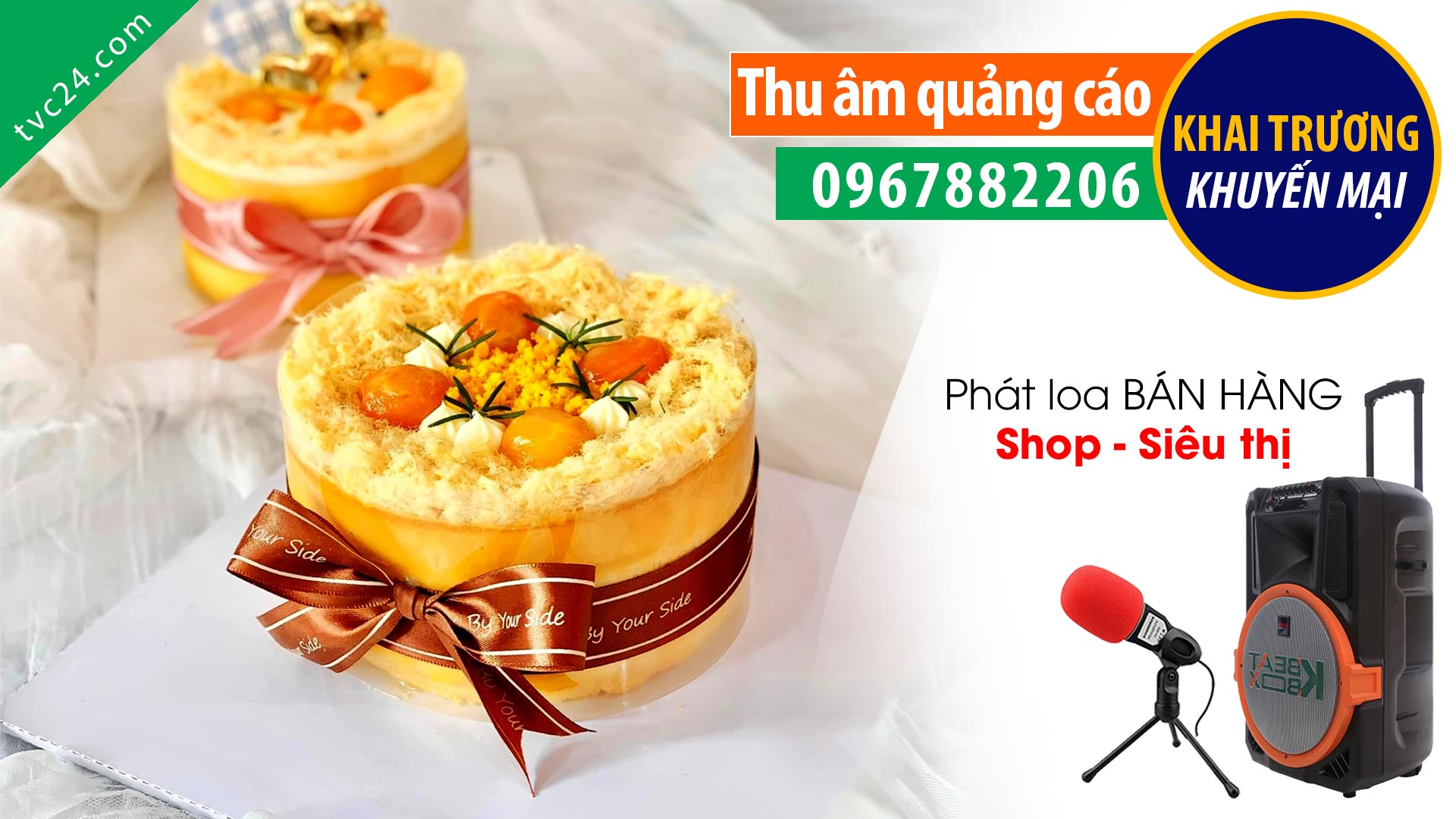 Thu âm khai trương tiệm Bánh Quân Quỳnh Bánh cực ngon cực hấp dẫn