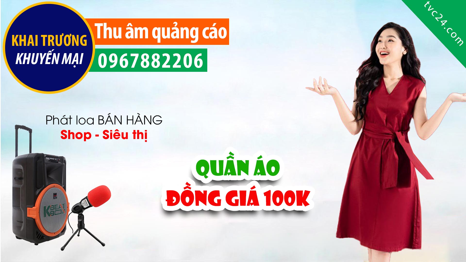  Thu âm bán hàng Quần áo sơ mi đồng giá 100k