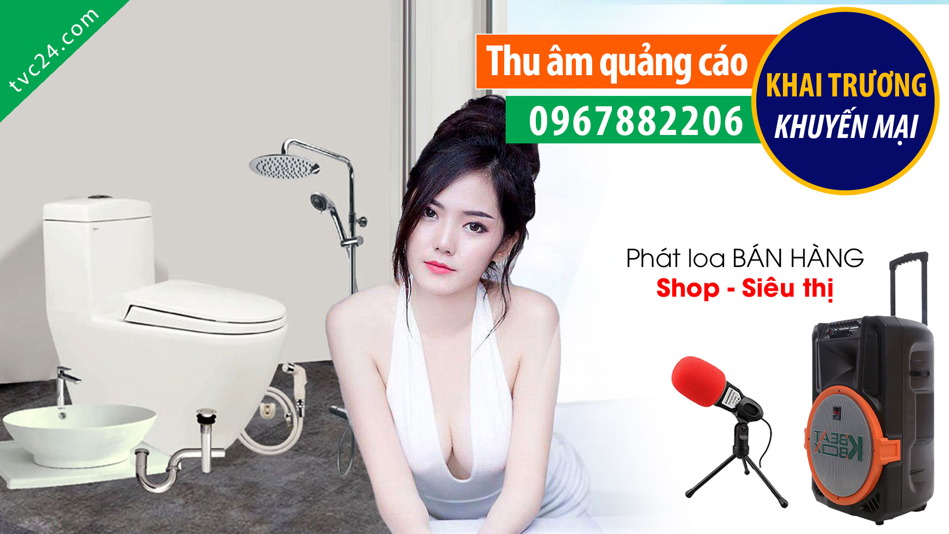 Thu âm quảng cáo Cửa hàng nội thất Phú Thuận MC nữ giọng miền Nam