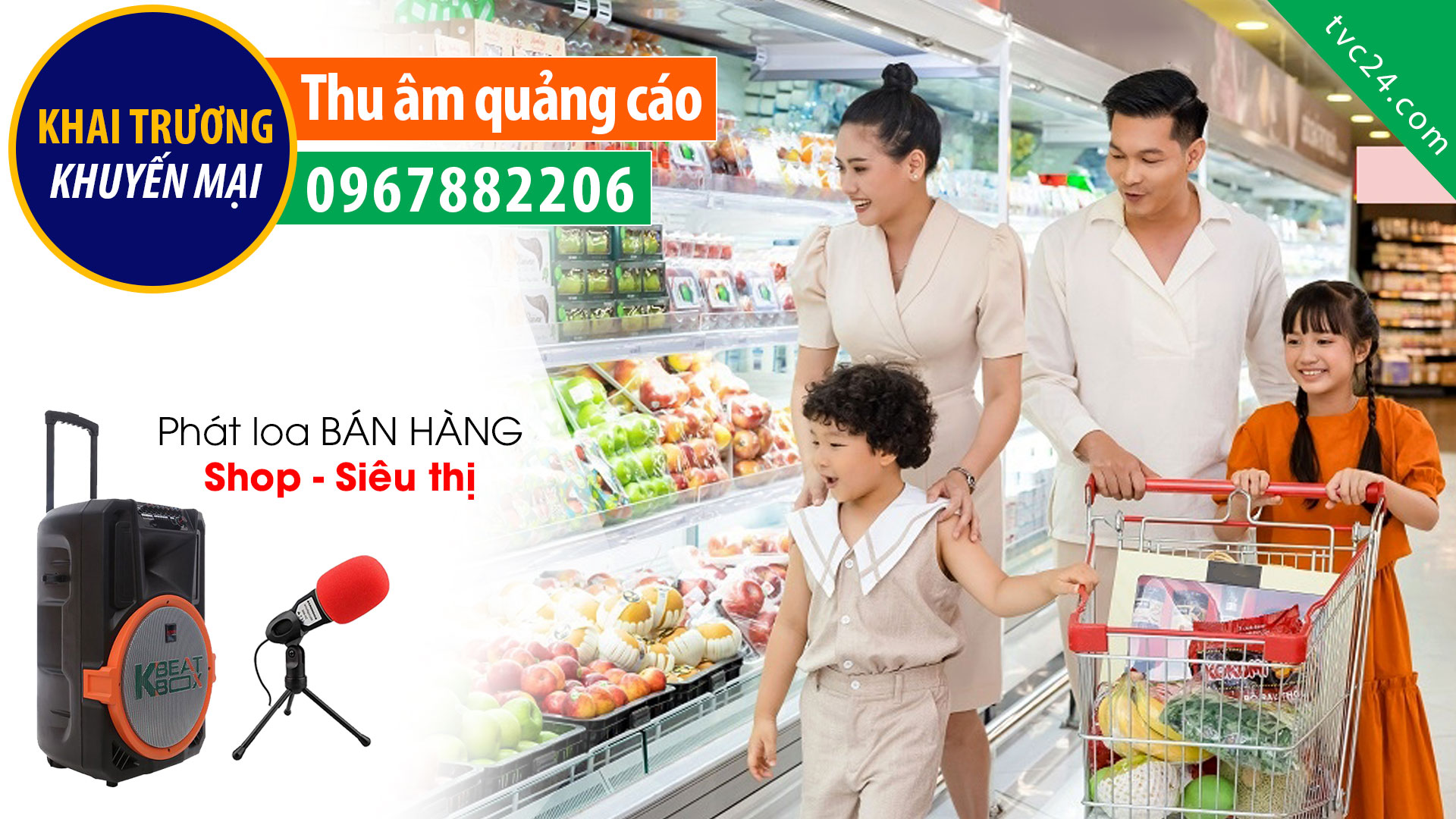 Thu âm quảng cáo Bách Hoá Tuấn Mai MC đọc Cực Hay