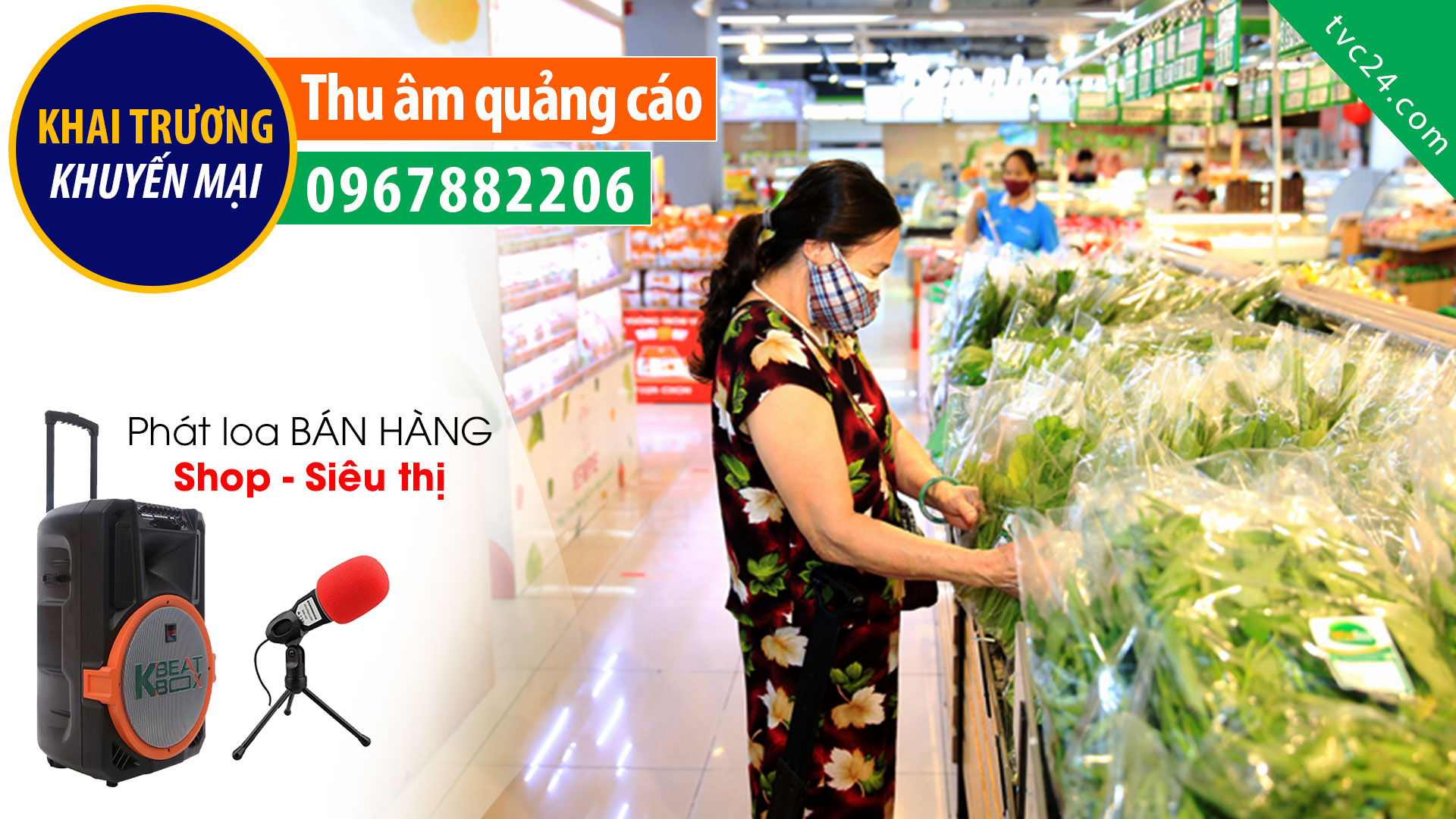 Thu âm quảng cáo khai trương cửa hàng T&H