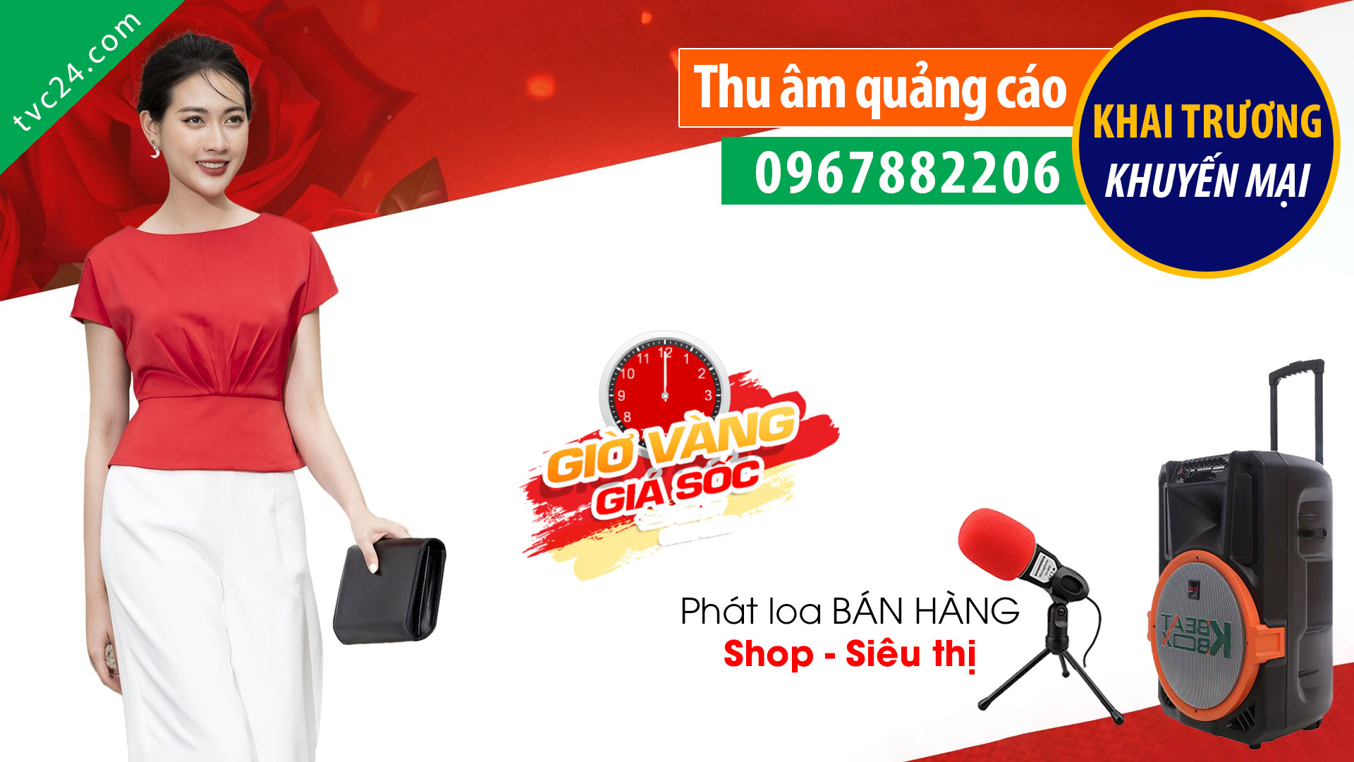 Thu âm khai trương shop Thời trang Claymore MC nữ