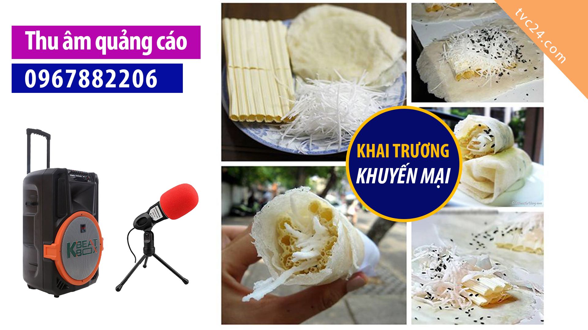 Thu âm quảng cáo rao vặt Bò Bía ngọt MC đọc CỰC HAY bán hàng CỰC THÍCH