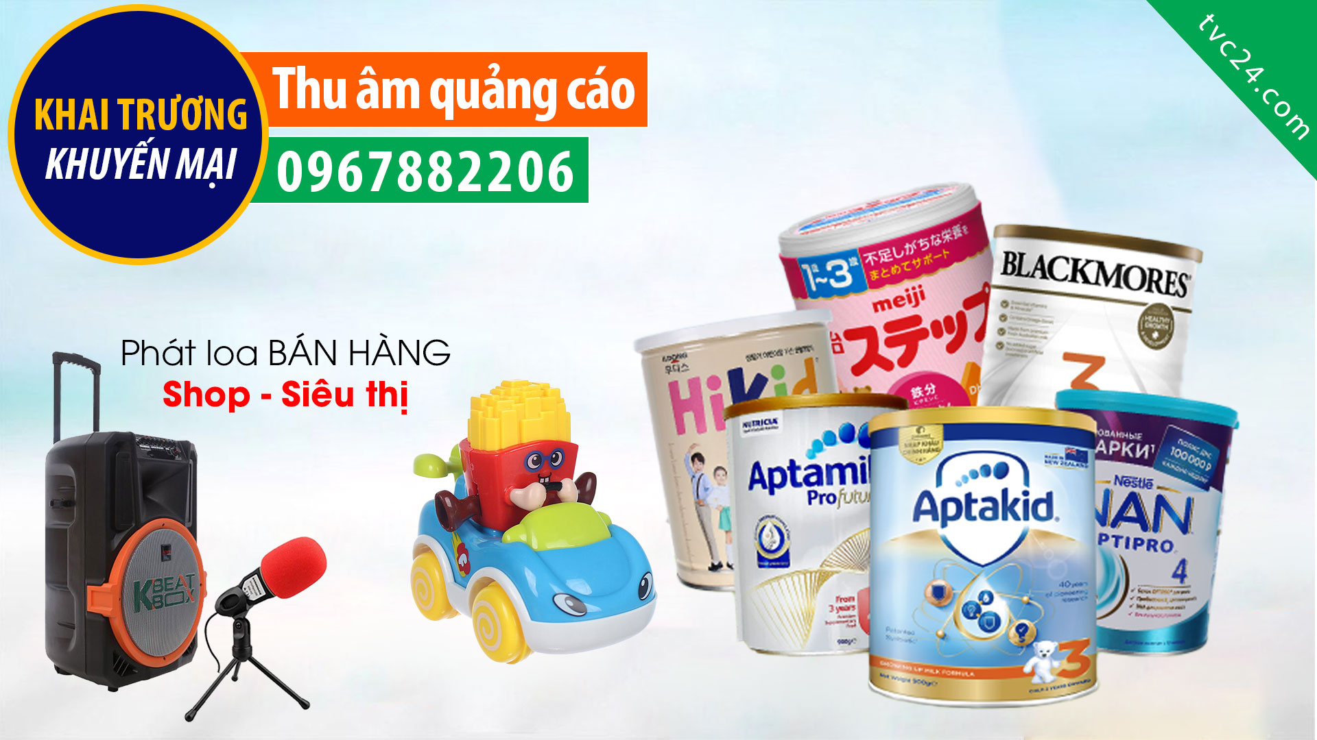 Thu âm quảng cáo thế giới Bỉm sữa mẹ và bé Vịt baby