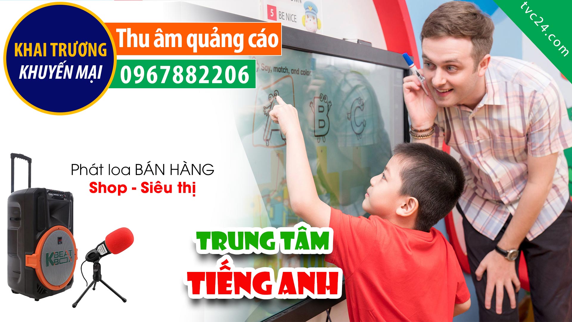 Thu âm khai trương trung tâm anh ngữ popodoo smart Enghlish