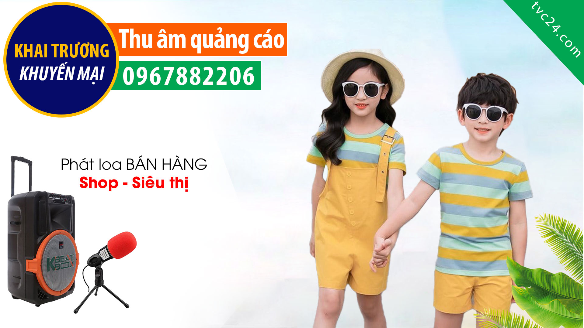 Thu âm quảng cáo Shop Thủy Trang Hello baby MC đọc cực đỉnh