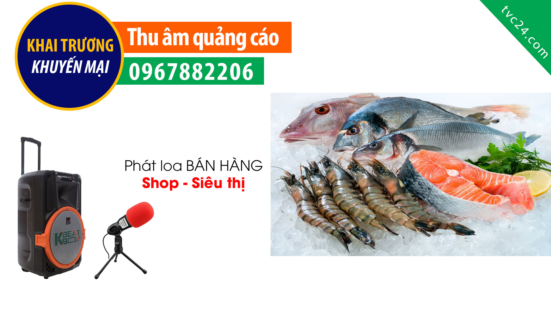 Thu âm quảng cáo thế giới hải sản Sầm Sơn