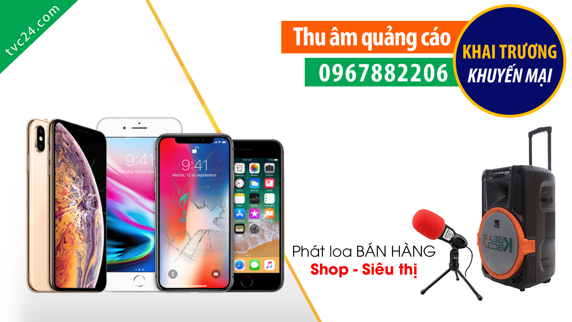 Thu âm quảng cáo Xuân Hinh mobile