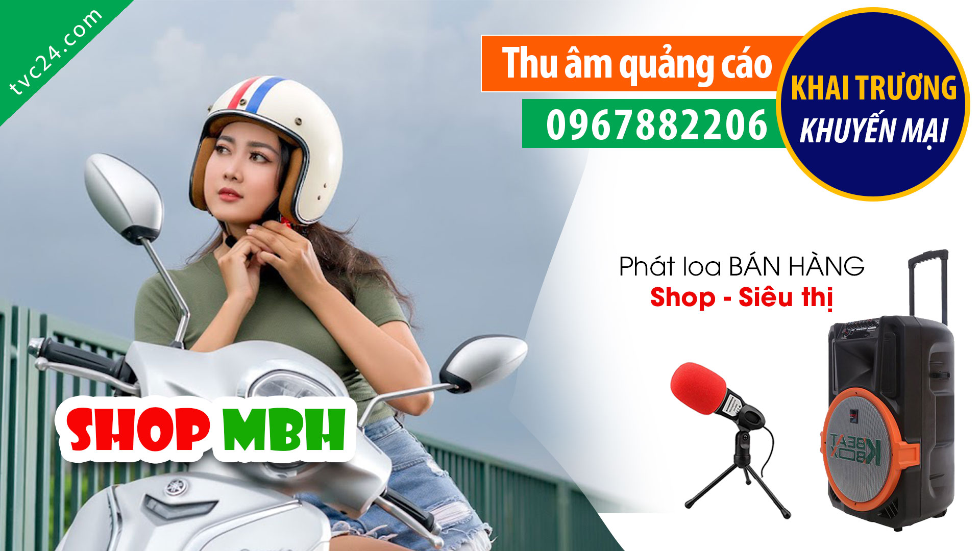 Thu âm quang cao mũ bảo hiểm Sơn Tùng Anh