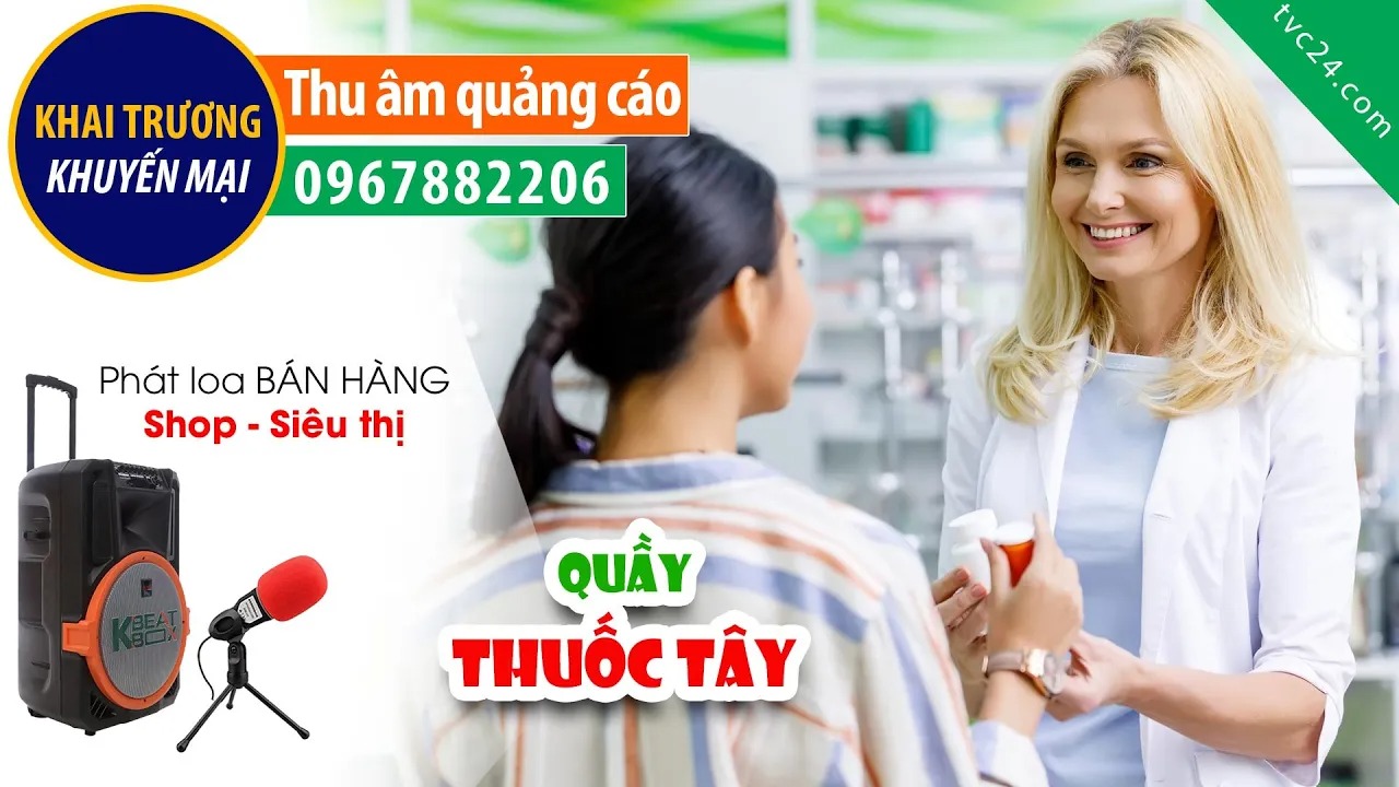 Thu âm khai trương quầy thuốc An Thành Tâm