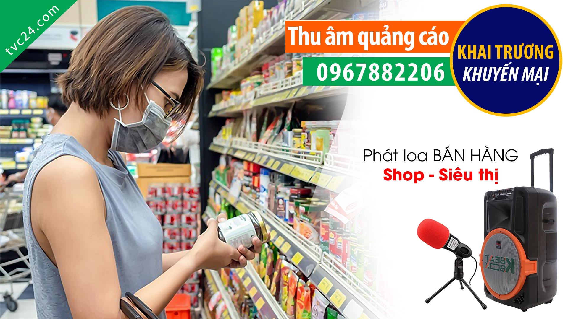 Thu âm cửa hàng tạp hóa Tuyến Minh