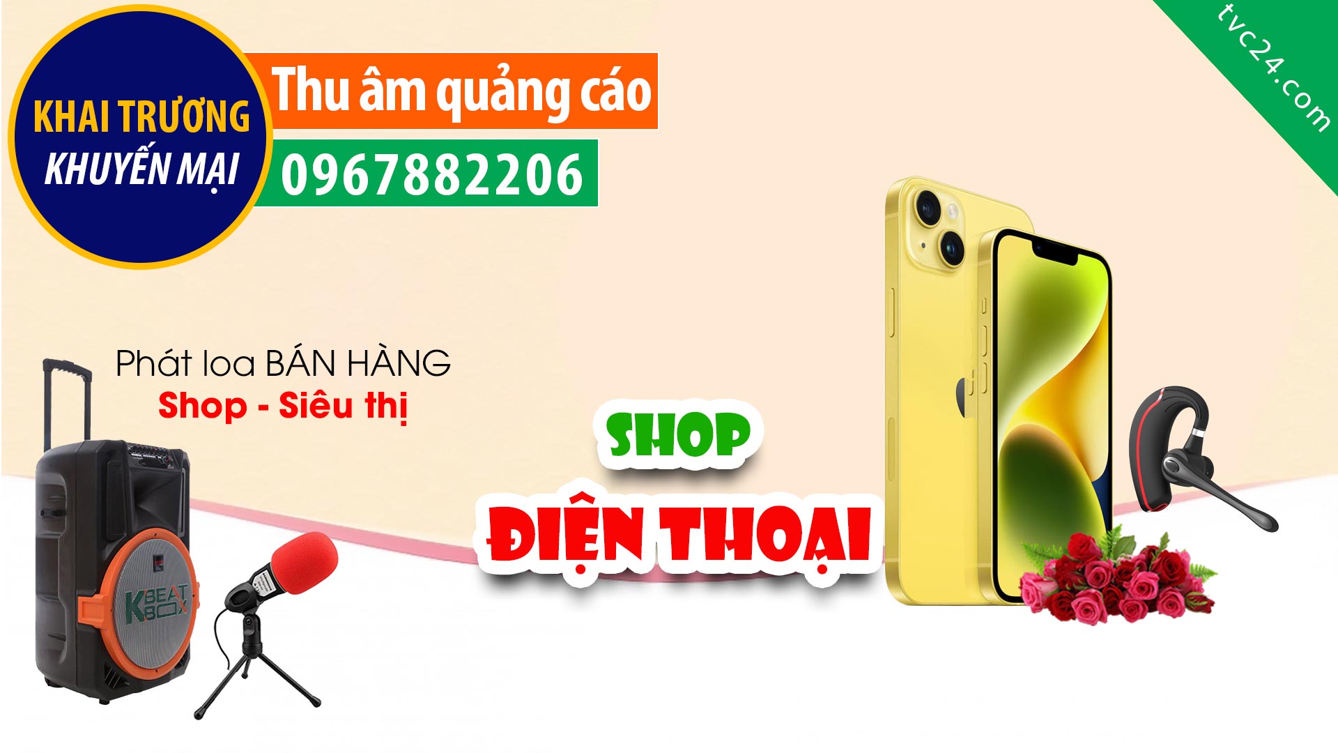 Thu âm điện thoại Thanh Nhật mobile Khuyến mại giảm giá