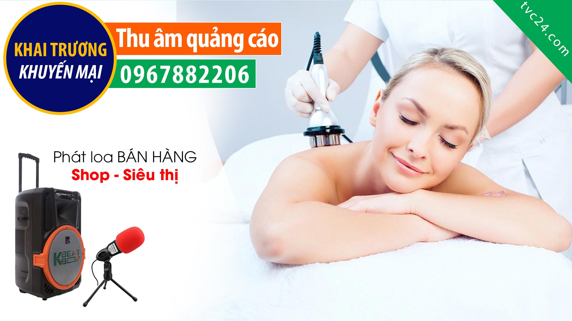 Thu âm Quảng cáo thẩm mỹ Mainhi beauty Spa TVC24