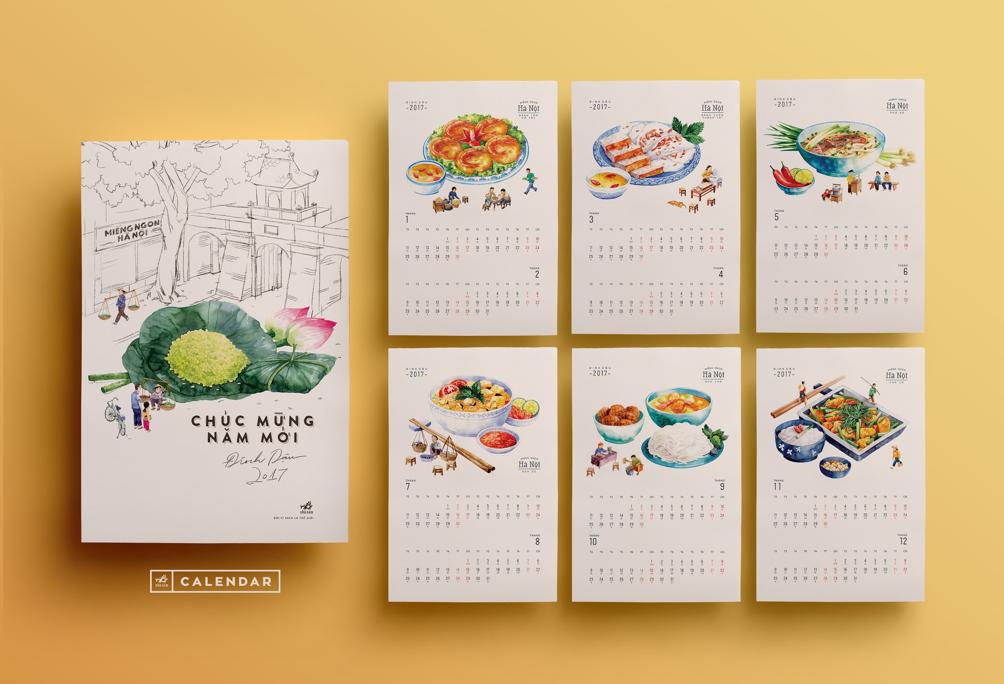 In lịch block chất lượng, đa dạng mẫu mã - Sản xuất TVC quảng cáo, Phim  doanh nghiệp, Thu âm quảng cáo, In ấn, Thiết kế